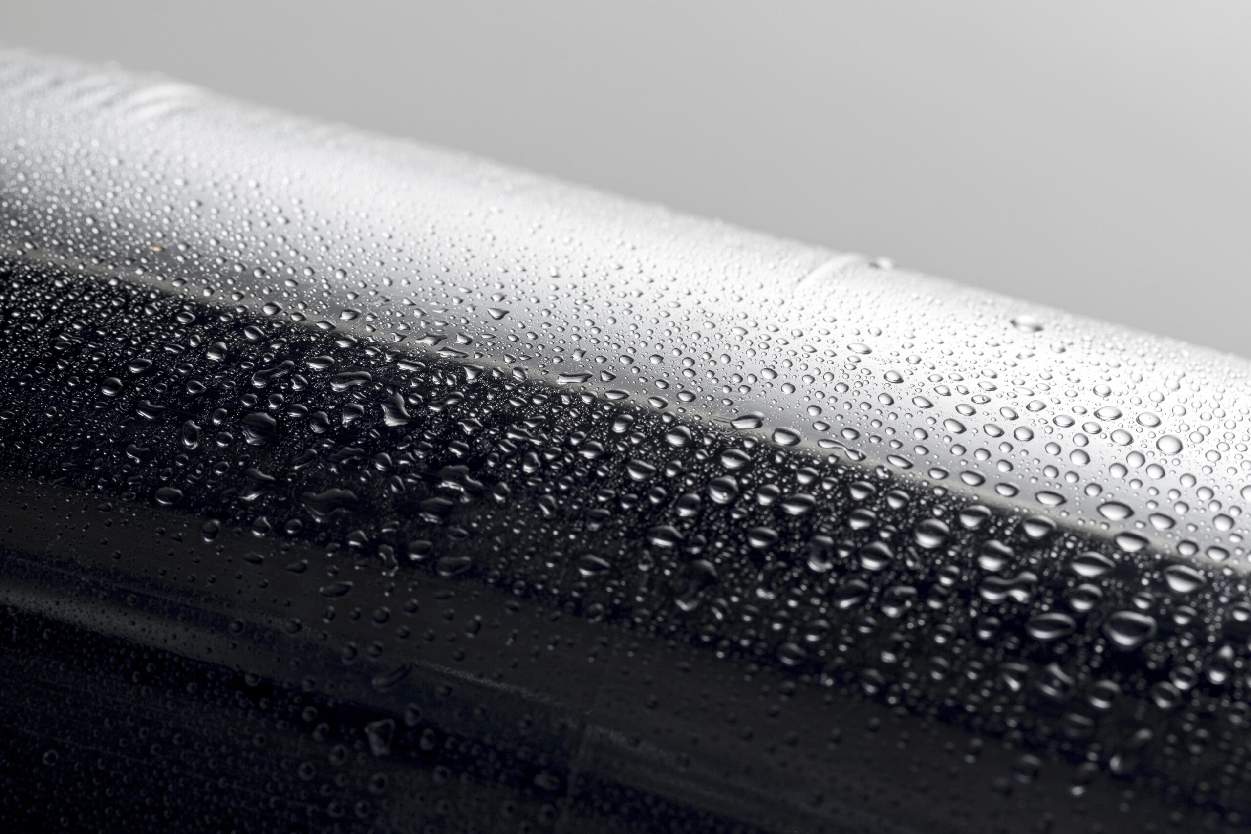 front-view-clear-water-drops-surface