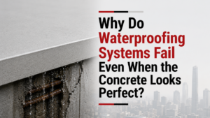 Why Do Waterproofing Systems Fail Even When the Concrete Looks Perfect