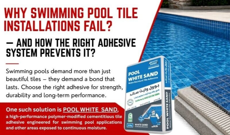 Why Swimming Pool Tile Installations Fail — And How the Right Adhesive System Prevents It