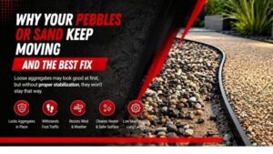 Why Your Pebbles or Sand Keep Moving (And the Best Fix)