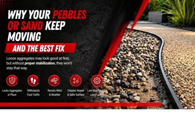Why Your Pebbles or Sand Keep Moving (And the Best Fix)