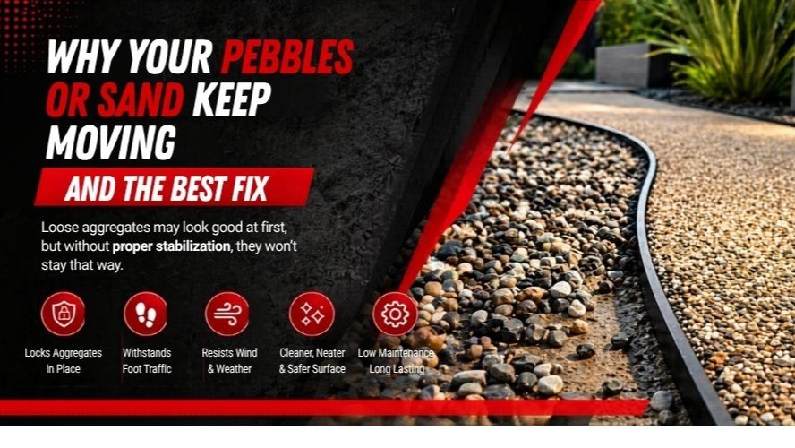 Why Your Pebbles or Sand Keep Moving (And the Best Fix)