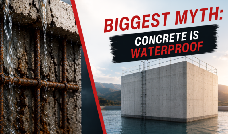 The Construction Industry's Biggest Myth: Concrete is Waterproof