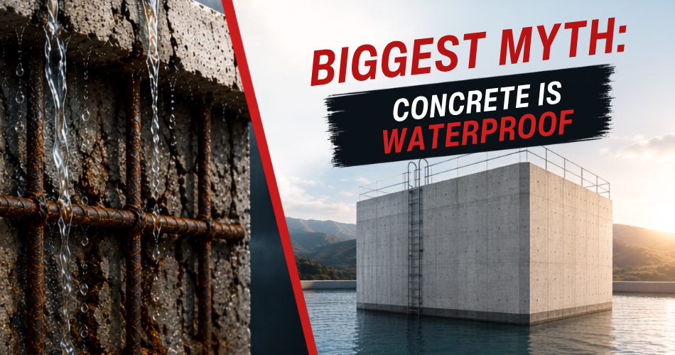The Construction Industry's Biggest Myth: Concrete is Waterproof
